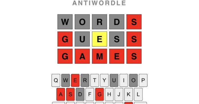 What is antiwordle